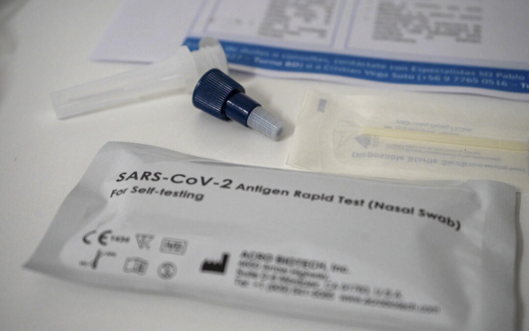 SSO inició la entrega de kits de autotest por COVID-19