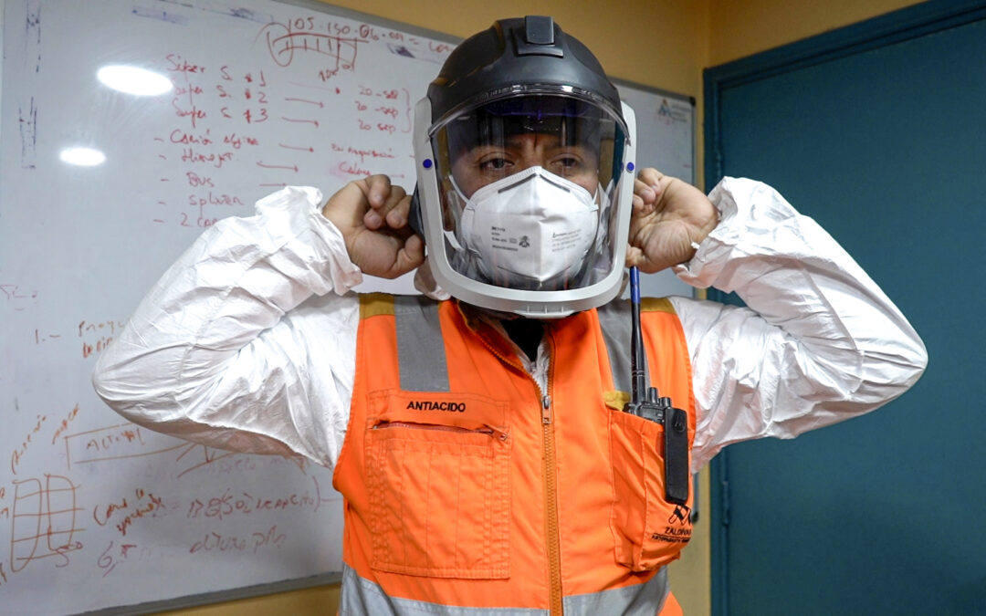 Área Seca prueba nuevas tecnologías en máscaras respiratorias