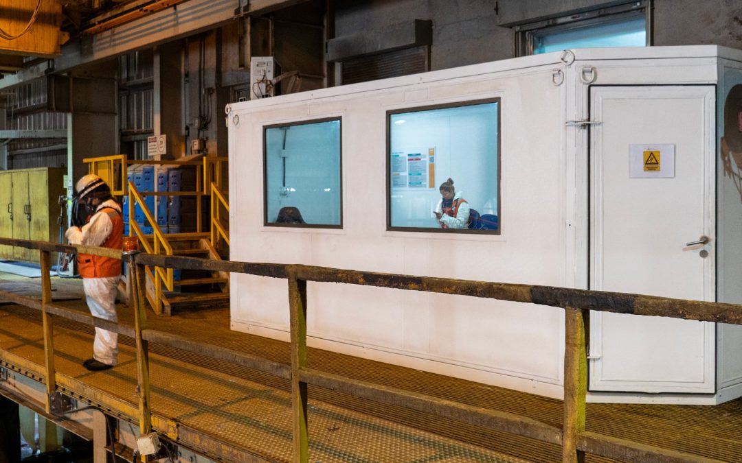 Instalan cuatro nuevas cabinas para aportar a la seguridad en área Húmeda