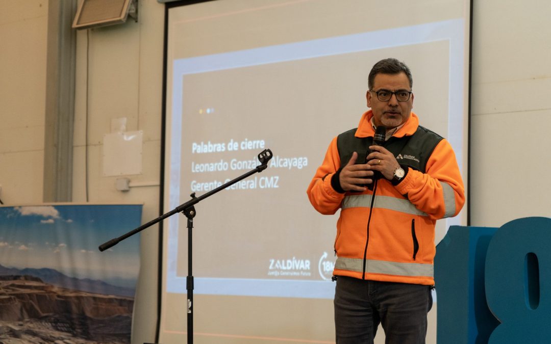 Minera Zaldívar detuvo su operación para realizar masivas reflexiones de seguridad