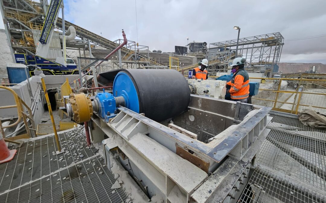 Mantenimiento repotenció la correa transportadora 106