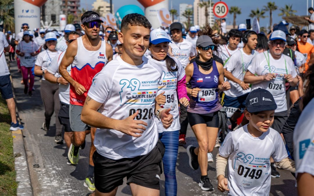 Más de mil personas disfrutaron de corrida Familiar en Antofagasta