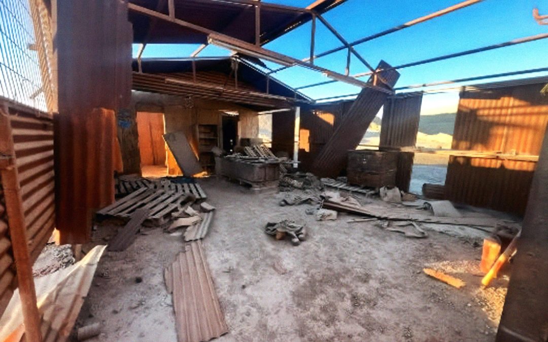 Limpieza en casa: inician desarme de antiguo departamento operacional del Área Seca