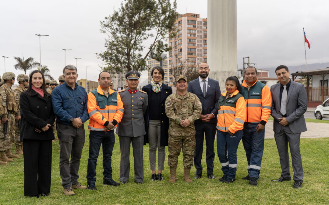 Con el apoyo de la Compañía, la Bandera Bicentenario volvió a flamear