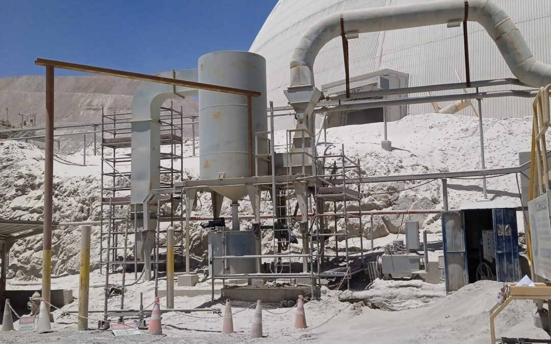 Recuperación del sistema de control de polvo mejorará condiciones operativas y de salud