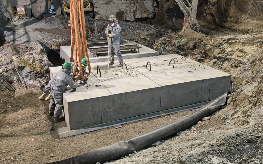 En tiempo récord y sin incidentes reemplazan con éxito fundaciones de correa CT-34