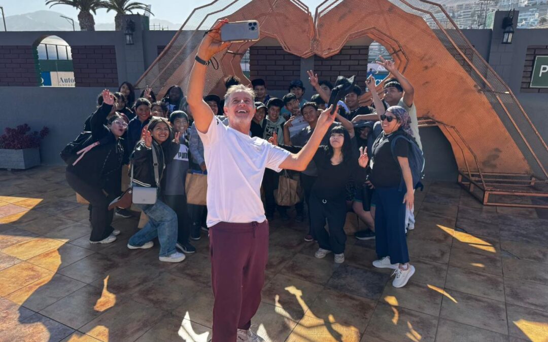 Challenger Antofagasta 2025: Grupo Minero impulsó una clínica de tenis para niños