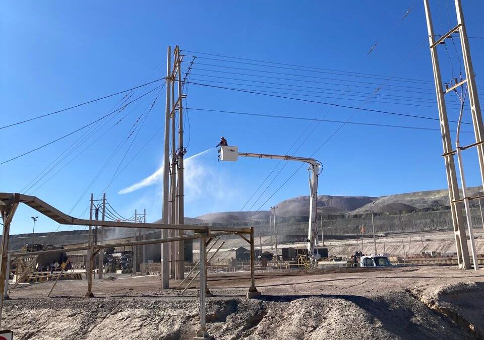 Con corte programado realizan mantenimiento anual a instalaciones de alta tensión