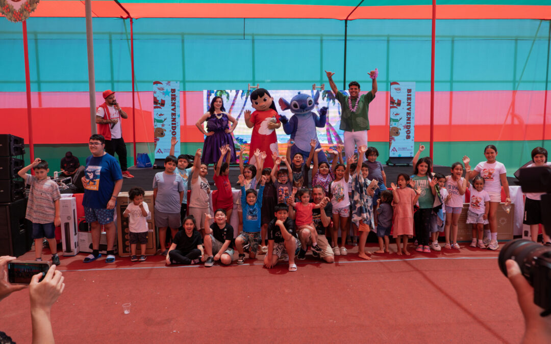 ¡Juegos, concursos y música! Trabajadores y sus familias recargan pilas celebrando Navidad