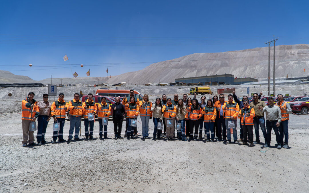 Practicantes inician su proceso de aprendizaje en faena