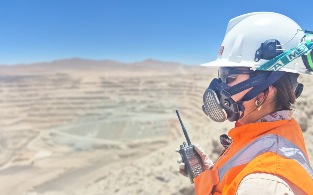 Nathalia Lachitt: Primera mujer en dirigir una tronadura en la operación