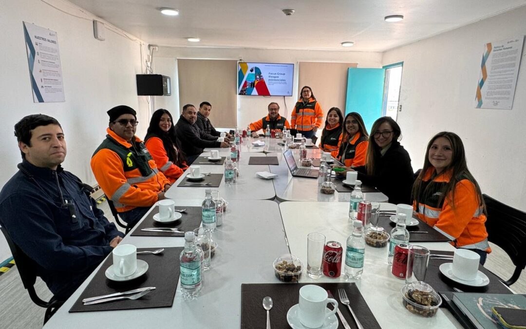 Equipos participaron en focus group de riesgo psicosocial